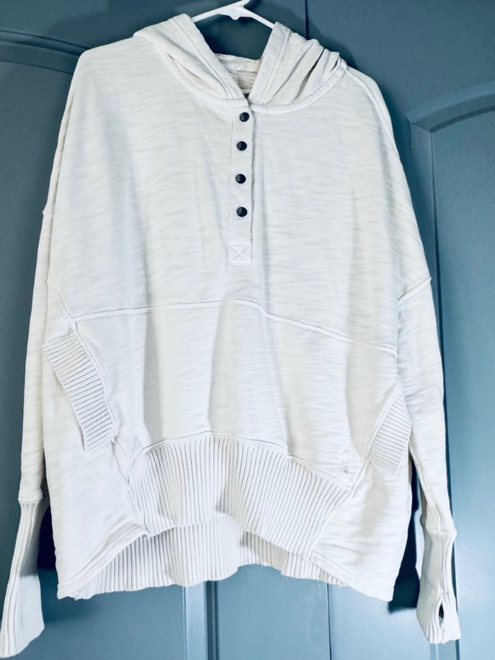 Free People Movement White Sweatshirt SZ M